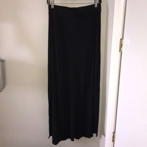 maxi skirt with slits on both sides